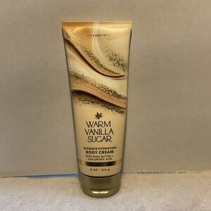 Bath & Body Works Warm Vanilla Sugar Body Cream - Gold & Cream
